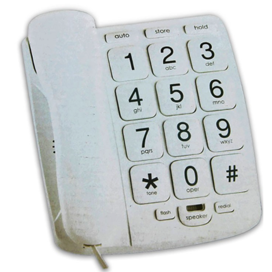 TELEFONO FIJO DE TECLAS EXTRA GRANDES Y ALTAVOZ   MODELO 36-SL-431