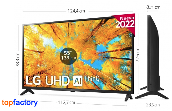 Tv Led 1397 Cm 55 Lg 55uq75006lf 4k Uhd Smart Tv