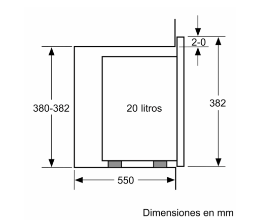 MICROONDAS BALAY INTEGRABLE 3CG5172B2