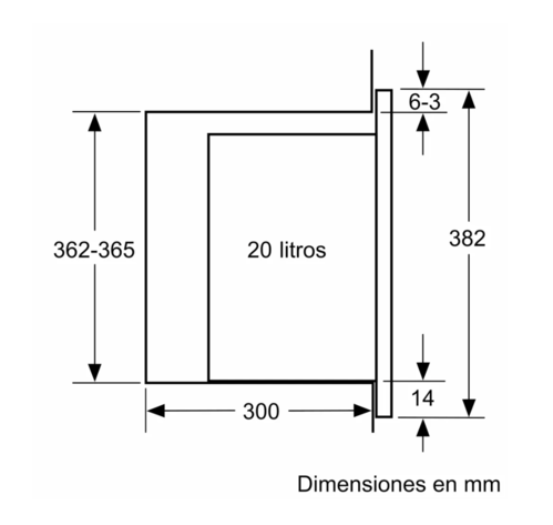 MICROONDAS BALAY INTEGRABLE 3CG5172B2