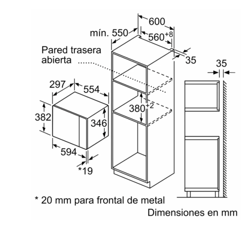 MICROONDAS BALAY INTEGRABLE 3CG5172B2