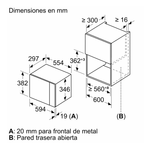 MICROONDAS BALAY INTEGRABLE 3CG5172B2