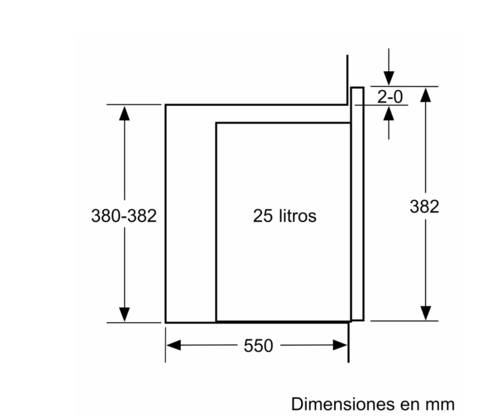 MICROONDAS INTEGRABLE BALAY 3CG5175N2