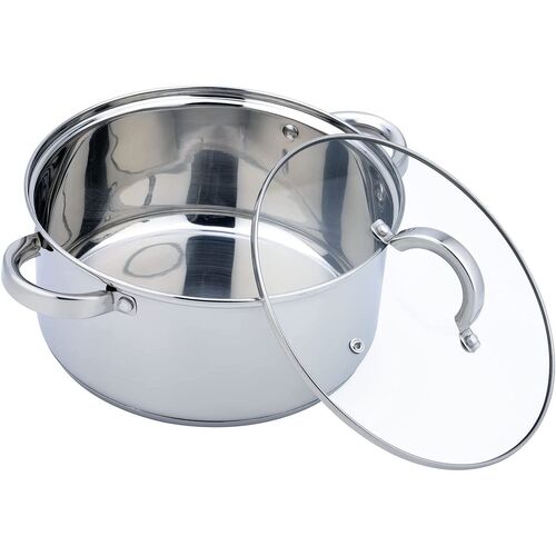 BATERÍA DE COCINA DE 5 PIEZAS SUIZA 5 INOX - BASTILIPO - 2307