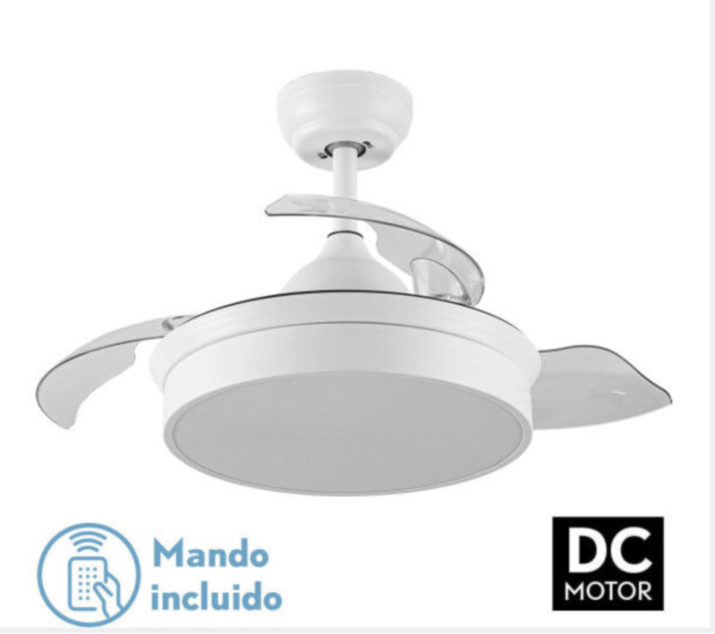 VENTILADOR DE TECHO FABRILAMP 158991401 SERIE CALA'