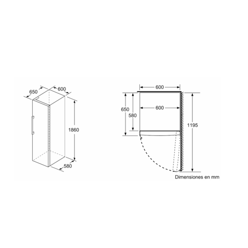 PACK SIDE BY SIDE BALAY 3FCE563WE-3GFE563WE