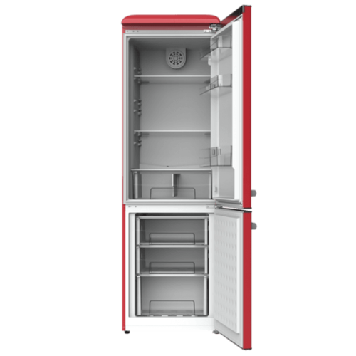 FRIGO COMBI RETRO CECOTEC BOLERO ROJO 191cm