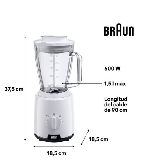 Batidora Braun PowerBlend 1 JB1050WH