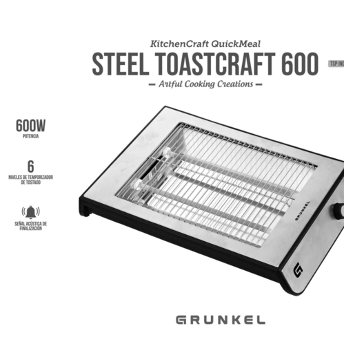 TOSTADOR PLANO GRUNKEL TSP-INOX