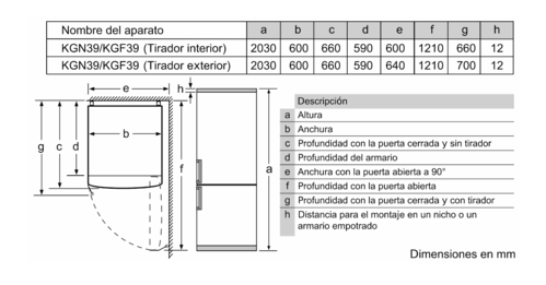 FRIGORIFICO COMBINADO BALAY 3KFD763XE