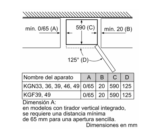 'FRIGORIFICO COMBINADO BOSCH KGN36VIDA