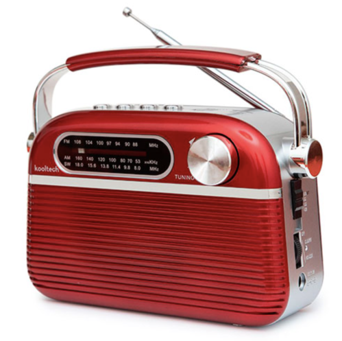 RADIO BLUETOOTH VINTAGE CPRBLUESRED