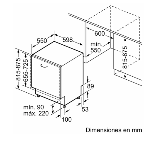 LAVAVAJILLAS TOTALMENTE INTEGRADO SIEMENS SN63HX14CE