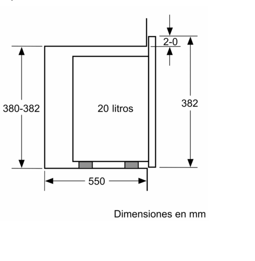 iQ500 Microondas integrable Negro BF525LMB1