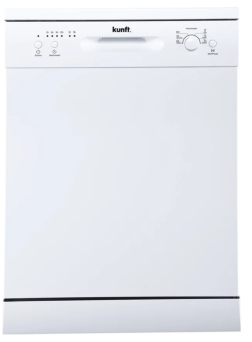 LAVAVAJILLAS KUNFT KDW5136WH 60 CM BLANCO CLASE E  REF.: KDW5136WH. Interna Externa