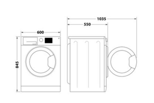 LAVADORA INDESIT MY TIME 8KG 1200RPM  IM862MY