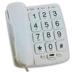 TELEFONO FIJO DE TECLAS EXTRA GRANDES Y ALTAVOZ   MODELO 36-SL-431