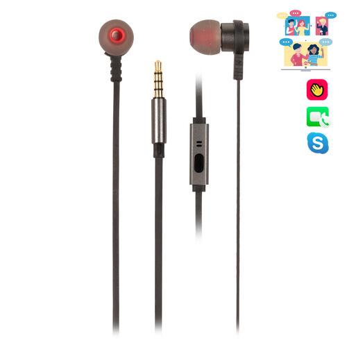 NGS AURICULARES WIRED STEREO EARPHONE CROSS RALLY GRAPHITE